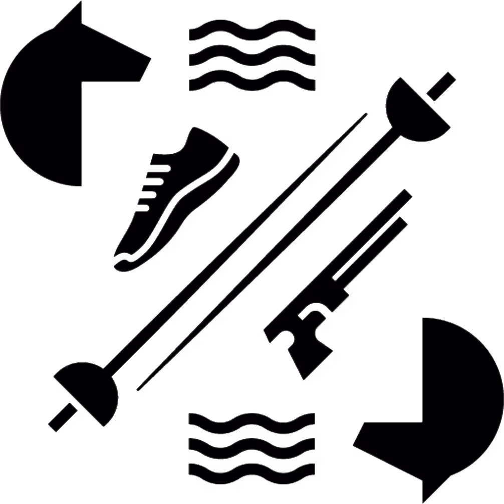 Modern pentathlon icon