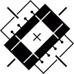 Trampoline gymnastics icon