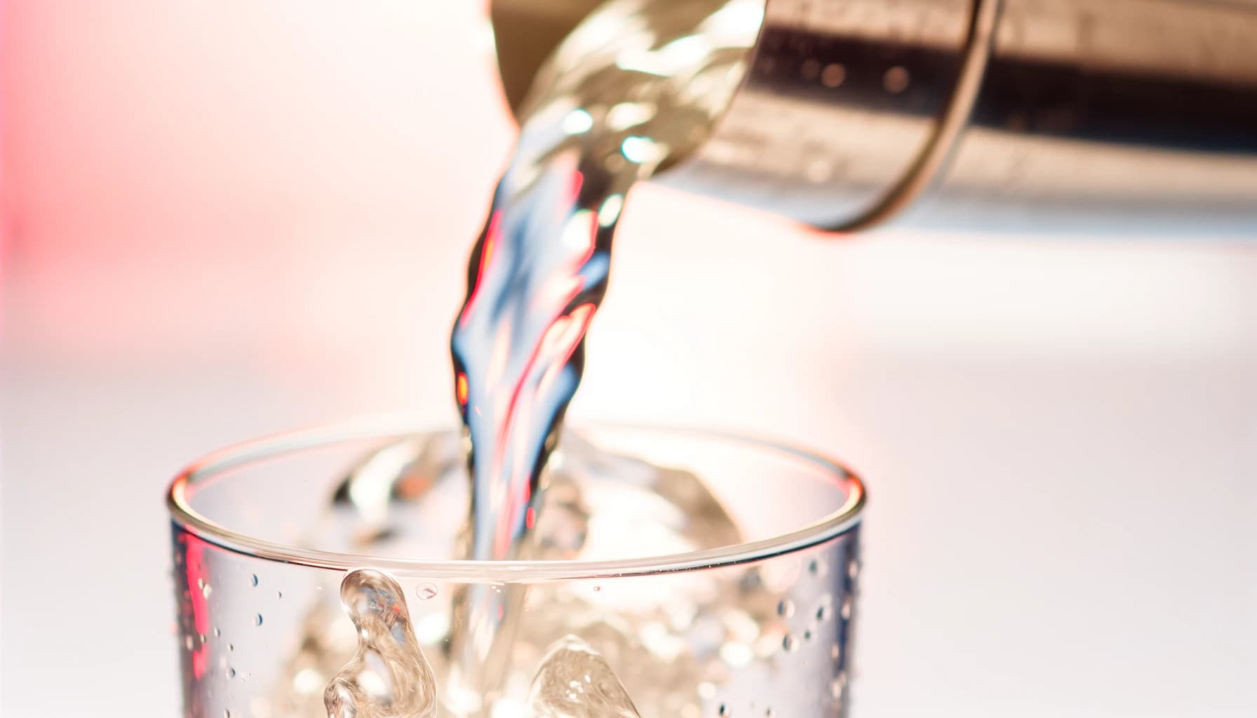 Bartender practicing portion control Bartender practicing portion control